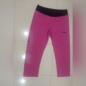 Zumba Fitness Pink and Black Women Jeans
